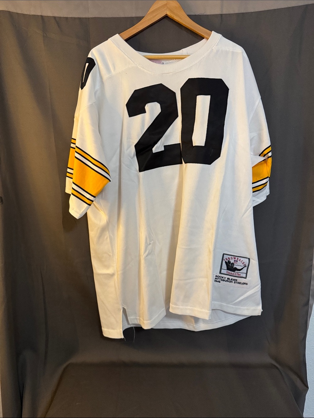 Mitchell and Ness Throwback Pittsburgh Steelers Rocky Bleier Jersey